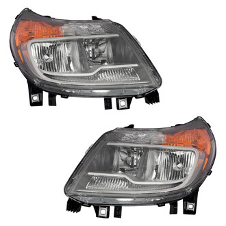 iD Select® - Driver and Passenger Side Replacement Headlight Set (CAPA Certified)