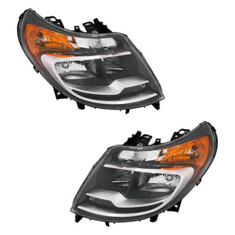 iD Select® - Driver and Passenger Side Replacement Headlight Set (Standard Line)