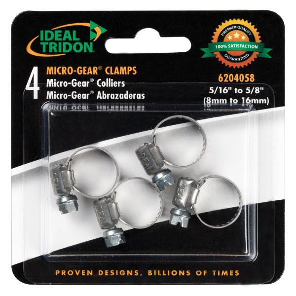 Ideal-Tridon® - MICRO-GEAR™ 300 Stainless Steel Engine Coolant Hose Clamp Kit