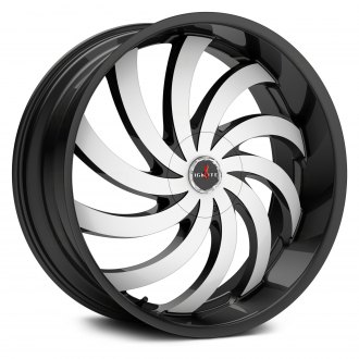 IGNITE WHEELS® - FLAME Gloss Black with Machined Face