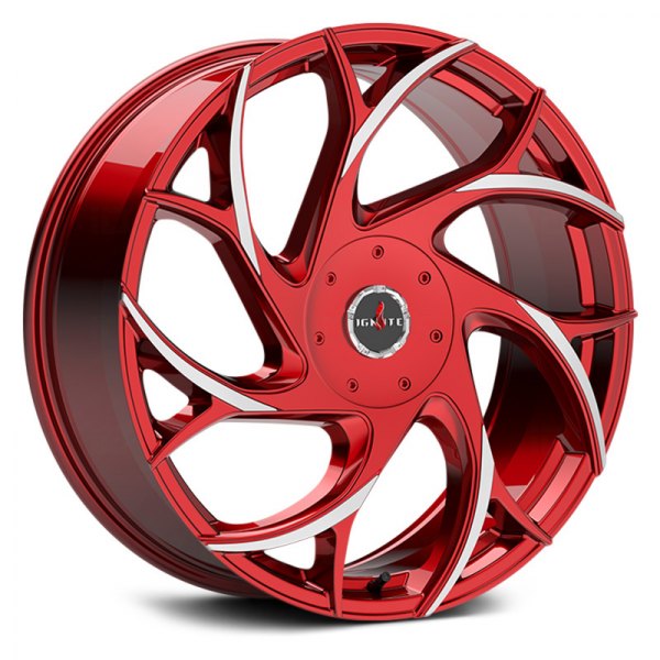 IGNITE WHEELS® - INFERNO Candy Red with Milled Tips