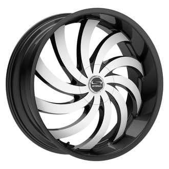 IGNITE WHEELS® - FLAME Gloss Black with Machined Face