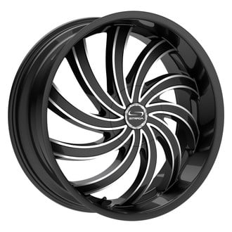 IGNITE WHEELS® - FLAME Gloss Black with Milled Accents