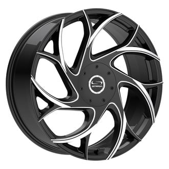 IGNITE WHEELS® - INFERNO Gloss Black with Milled Tips