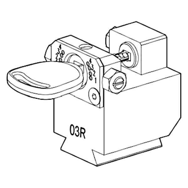 Ilco® - Tibbe™ 03R Machine Clamp for Key Machine