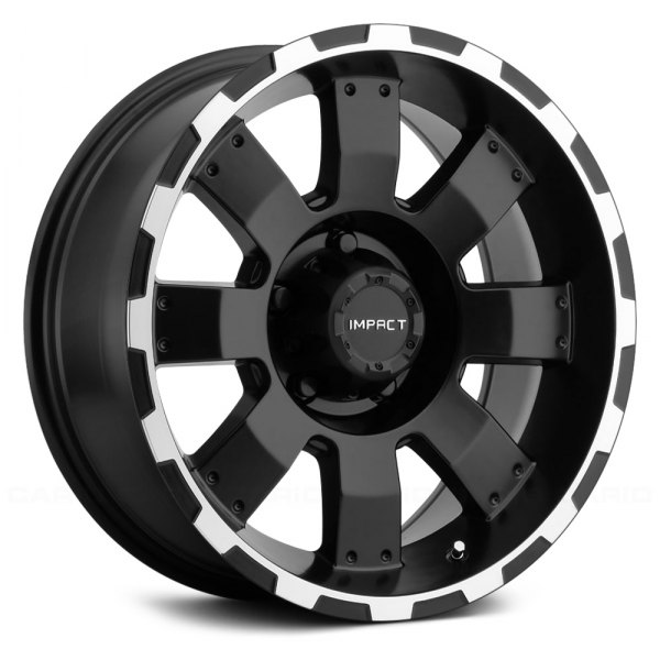 IMPACT OFF ROAD® - 505BME DESTROYER Black with Machined Edges 17" Style