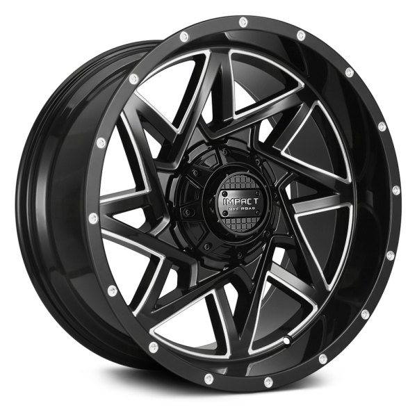 IMPACT OFF ROAD® - 821 Gloss Black with Milled Accents