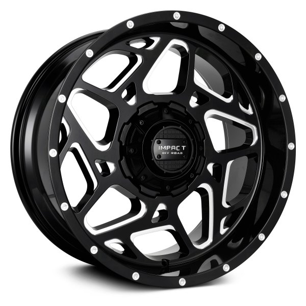 IMPACT OFF ROAD® - 822 Gloss Black with Milled Accents