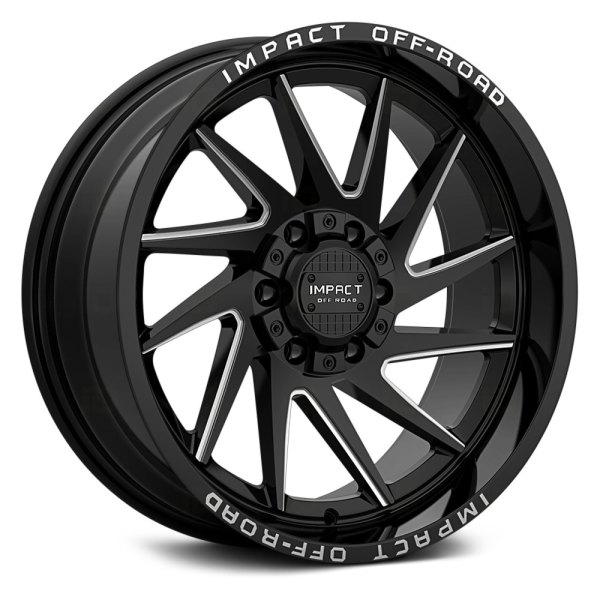 IMPACT OFF ROAD® - 824 Gloss Black with Milled Accents