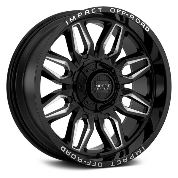 IMPACT OFF ROAD® - 827 Gloss Black with Milled Accents