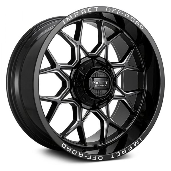 IMPACT OFF ROAD® - 828 Gloss Black with Milled Accents