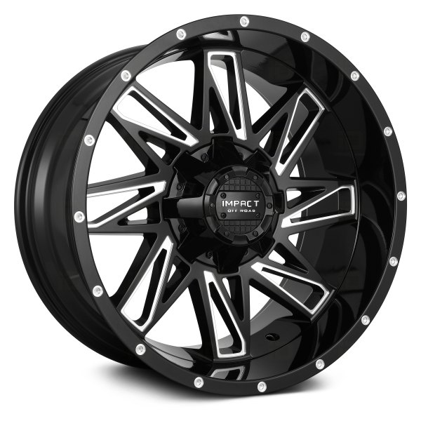IMPACT OFF ROAD® - 814 Gloss Black with Milled Accents