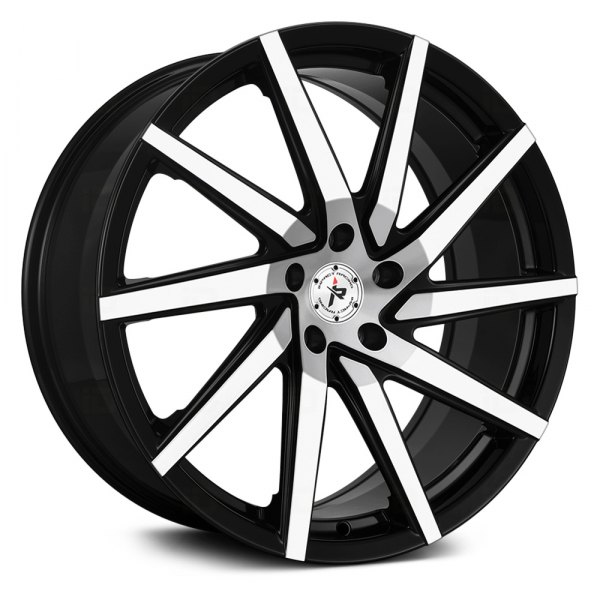 IMPACT RACING® - 601 Gloss Black with Machined Face