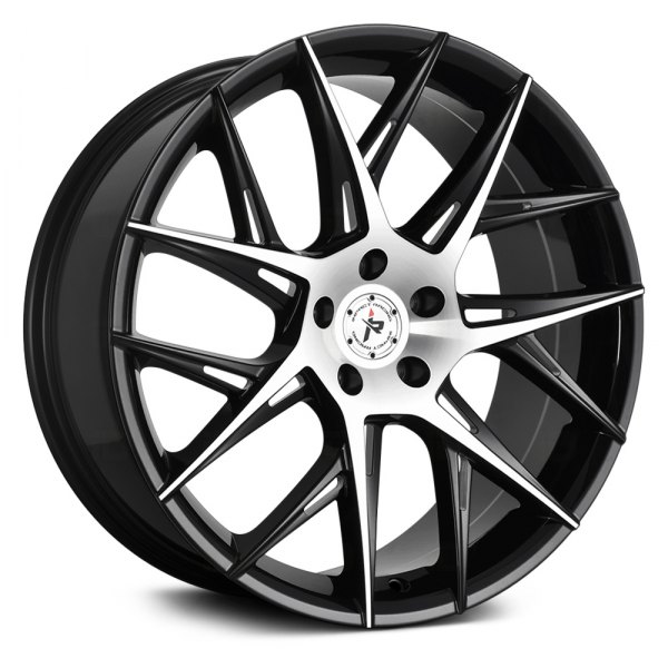 IMPACT RACING® - 603 Gloss Black with Machined Face