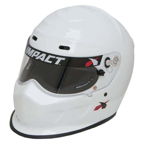 Impact® - Champ™ White Fiberglass XL Racing Helmet