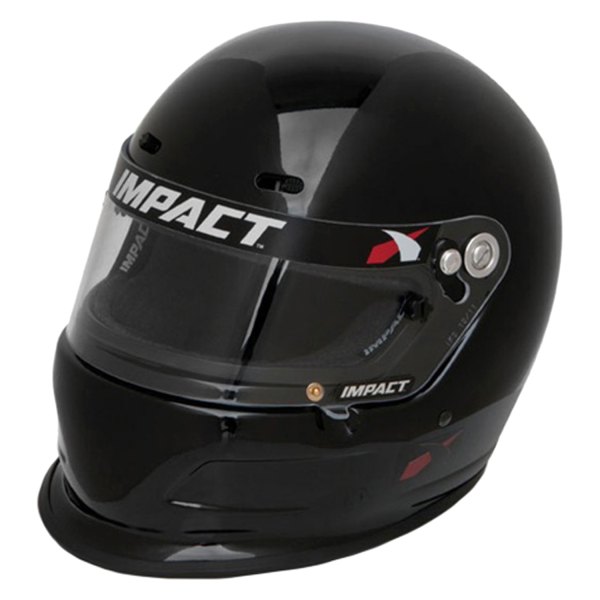 Impact® - Charger Black Fiberglass S Racing Helmet