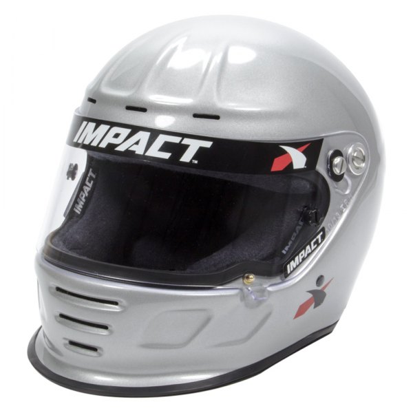 Impact® - Draft TS Silver Fiberglass XL Racing Helmet