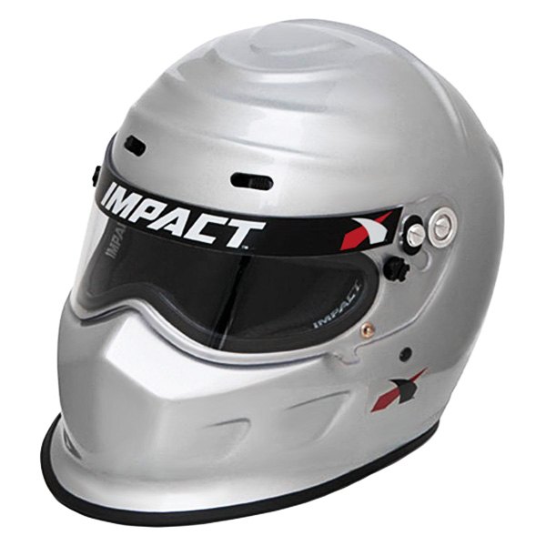 Impact® - Champ Silver Fiberglass S Racing Helmet