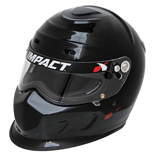 Impact® - Champ Black Fiberglass S Racing Helmet