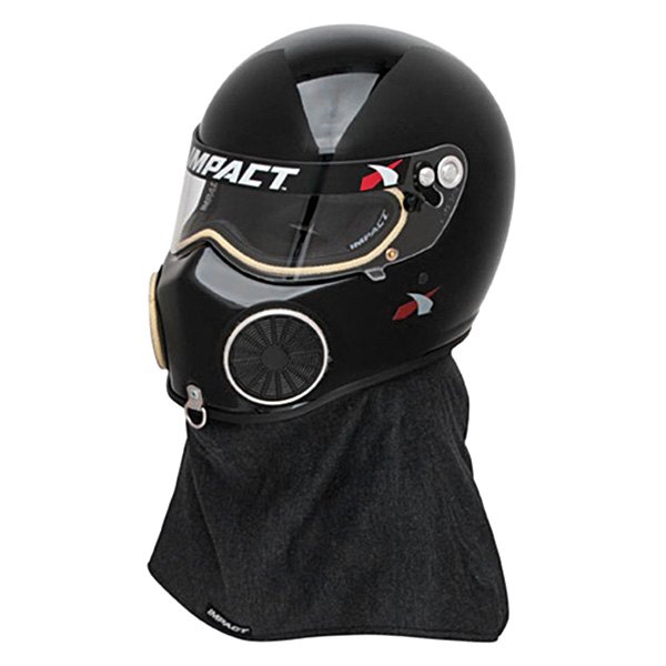 Impact® - Nitro Black Fiberglass L Racing Helmet