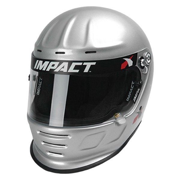 Impact® - Draft TS Silver Fiberglass L Racing Helmet