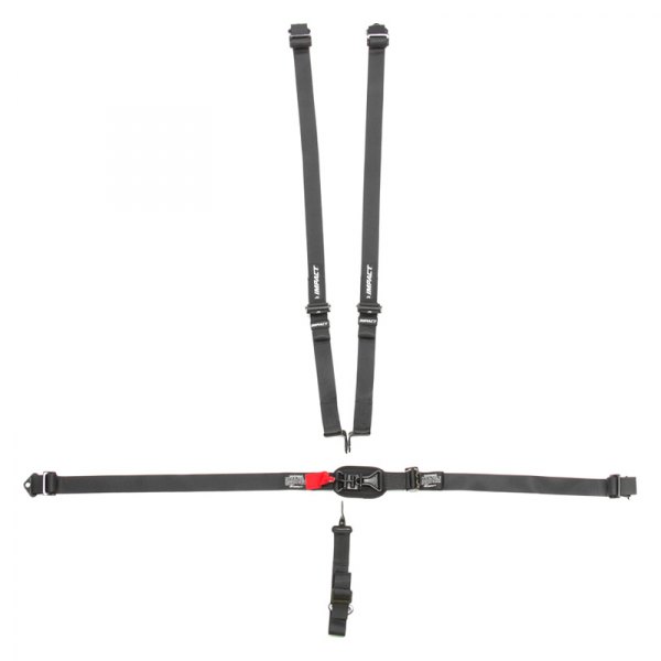 Impact® - 2" 5-Point Latch and Link Individual Type Harness, Pull Down Style