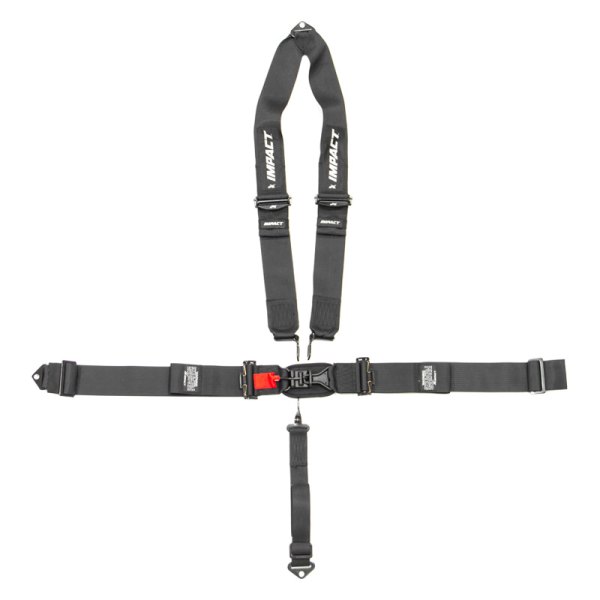 Impact® - 5-Point Latch and Link V-Type Harness, Dual Side Pull Down Style