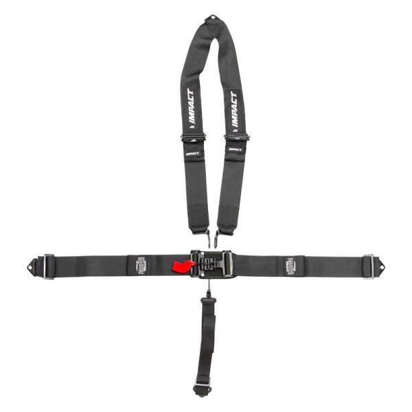 Impact® - 5-Point Latch and Link V-Type Harness, Single Side Pull Down Style