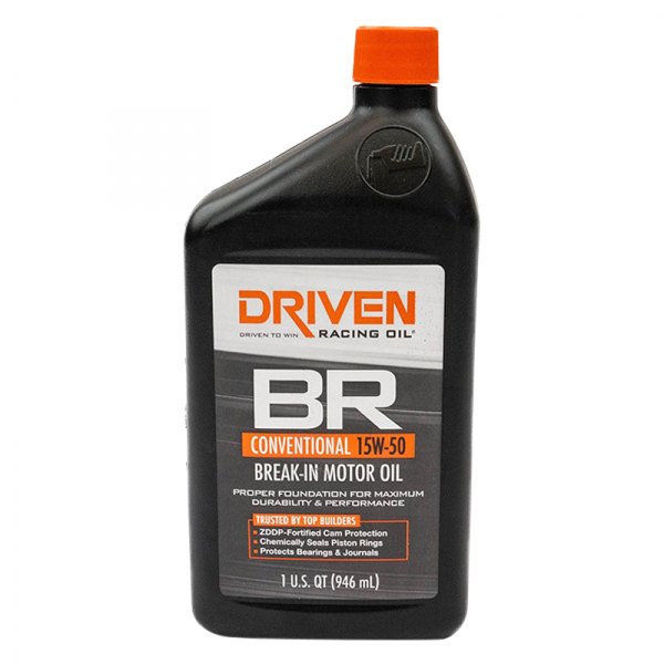 Industrial Injection® - Driven Racing Oil™ SAE 15W-50 Conventional Break-In Motor Oil, 1 Quart