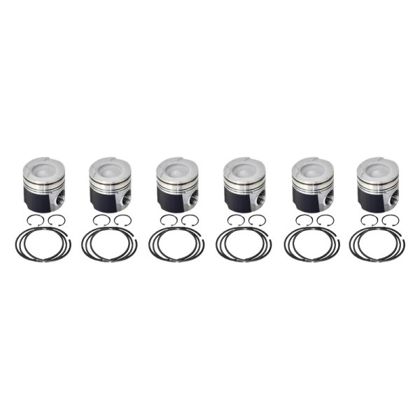 Industrial Injection® - Race Series Coated Champ Fly Cut Piston Set 