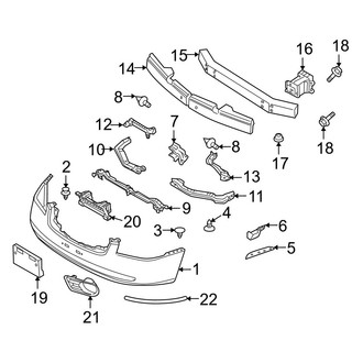 Infiniti OE - Front Bumper - Bumper & Components
