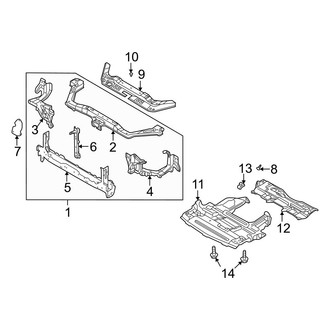 Infiniti OE - Radiator Support