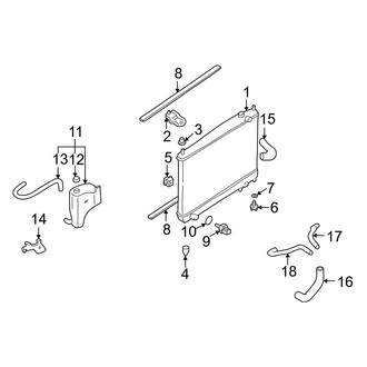 Infiniti OE - Cooling - Radiator & Components