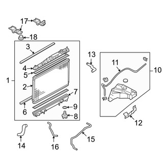 Infiniti OE - Cooling - Radiator & Components