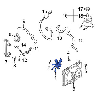 Infiniti OE - Engine Cooling Fan Blade