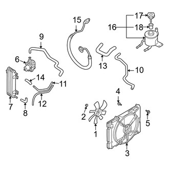 Infiniti OE - Cooling Fan (Base)