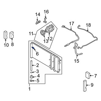 Infiniti OE - A/C Refrigerant Pressure Sensor