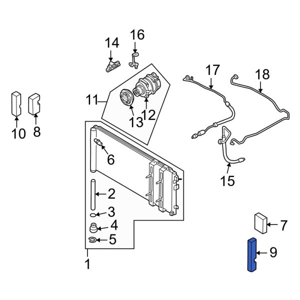 A/C Condenser Seal