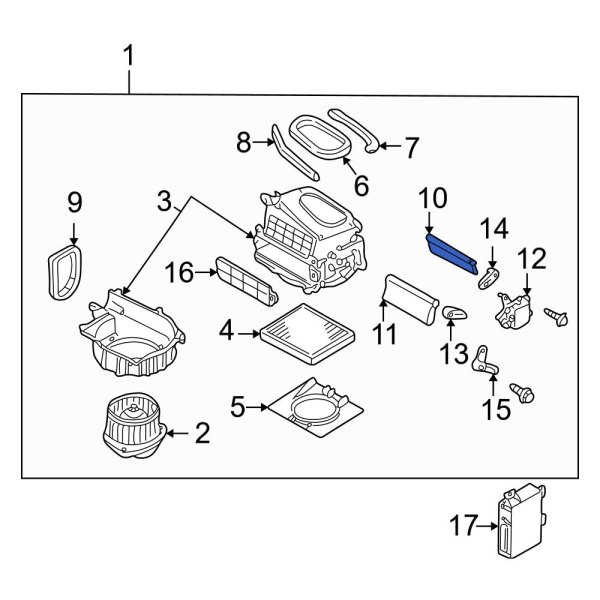 HVAC Mode Door