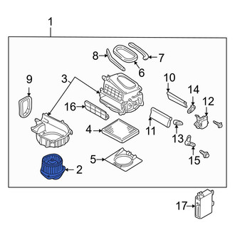 Infiniti OE - HVAC Blower Motor Assembly