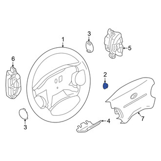 Infiniti OE - Steering Wheel Nut