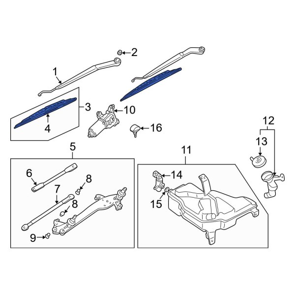 Windshield Wiper Blade Refill