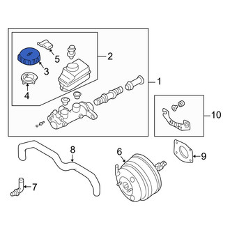 Infiniti OE - Brake Master Cylinder Reservoir Cap