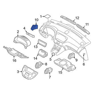 Infiniti OE - Left Outer Dashboard Air Vent