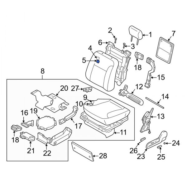 Seat Back Cushion