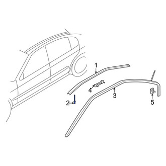 Infiniti OE - Roof Molding Rivet