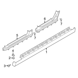 Infiniti OE - Pillars, Rocker & Floor - Exterior Trim