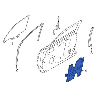 Infiniti OE - Front Left Window Regulator