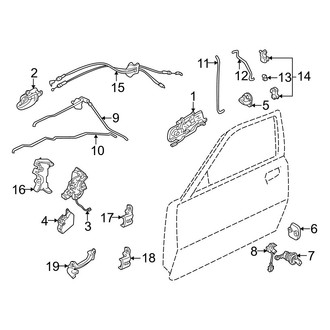 Infiniti OE - Front Door - Lock & Hardware