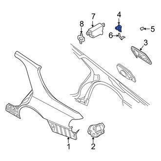 Infiniti OE - Fuel Door Spring